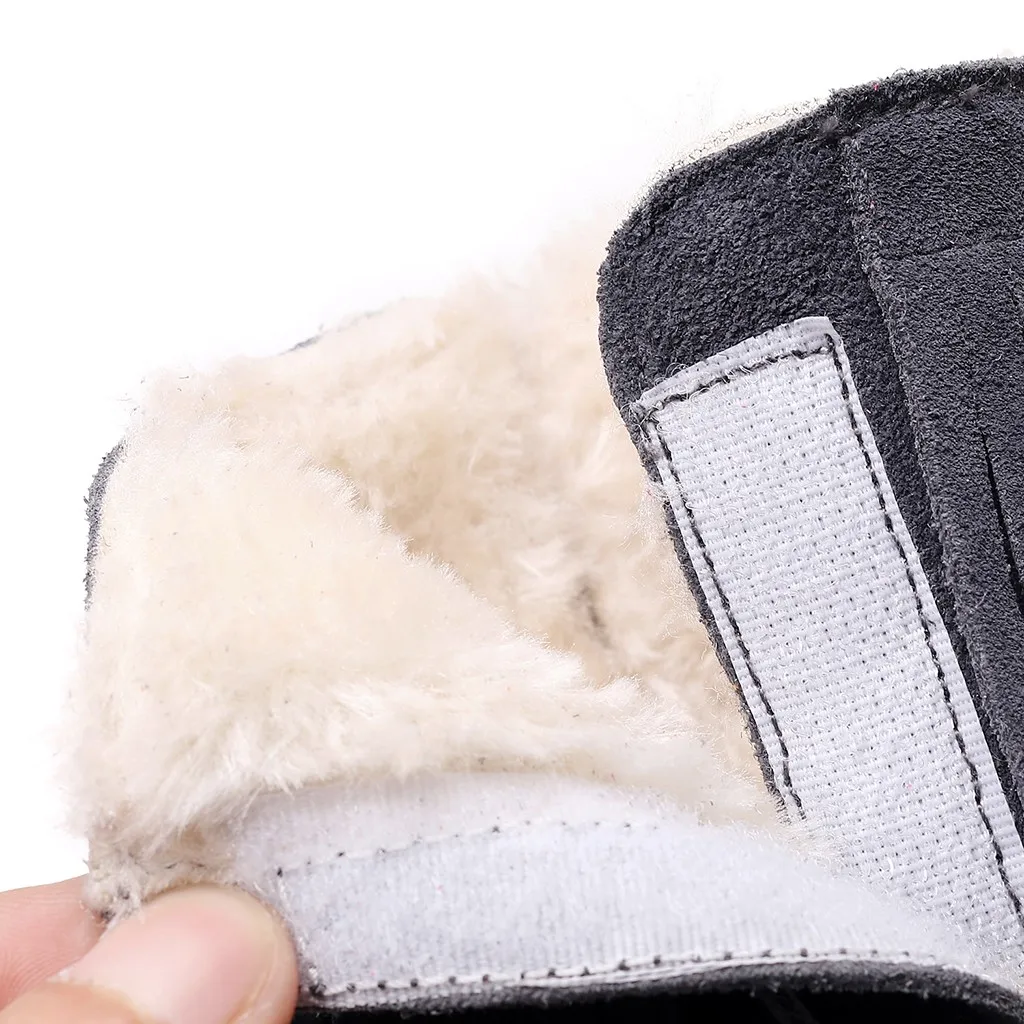 

SAGACE Girls Boys Baby Boots Winter Warm Plush Prewalker Boots Cotton Shoes Soft Sole Baby Boys Girl Newborn Warm Shoes