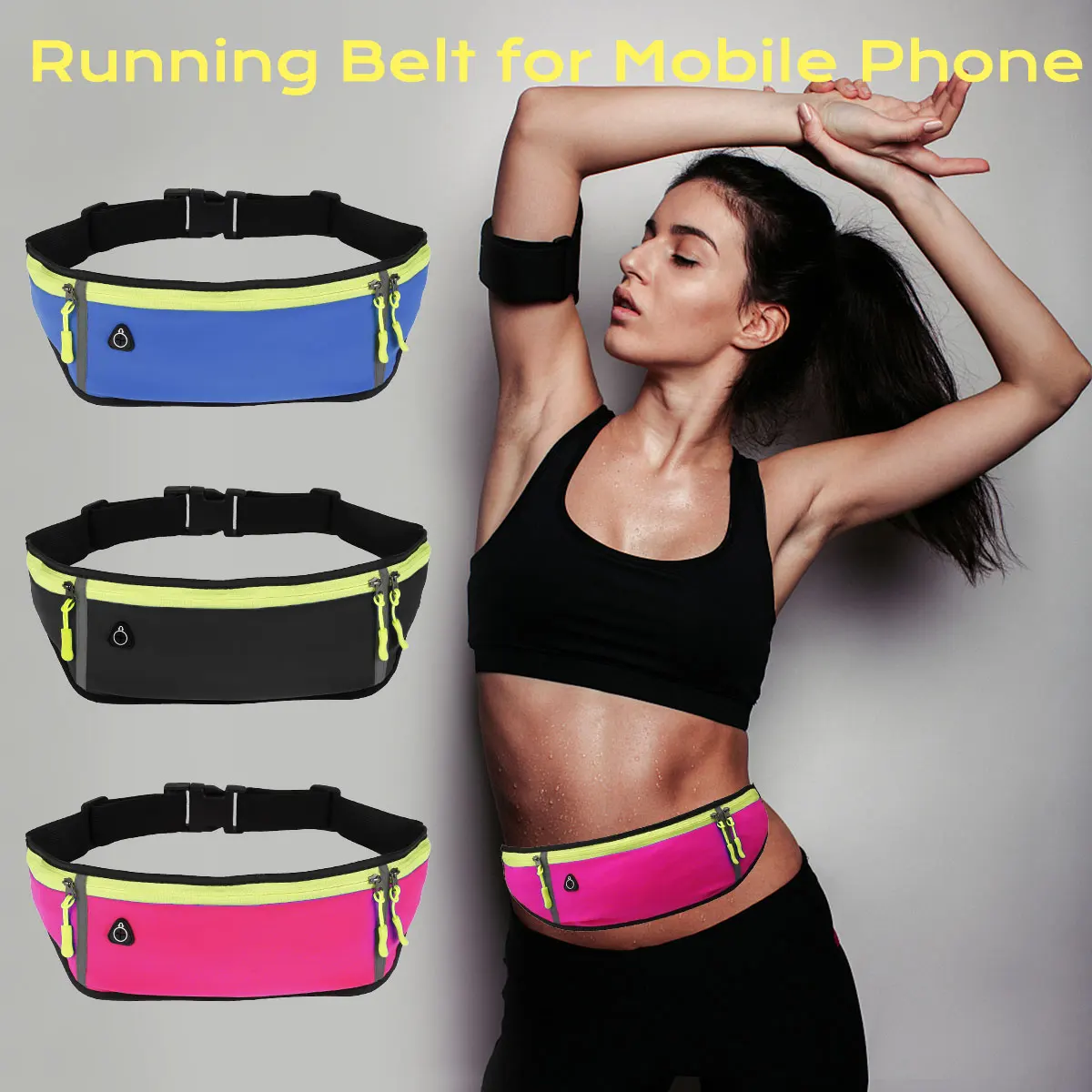 Running Sports Pockets Mobile Phone Bags Hidden Fitness Sports Bags Multi-functional Outdoor Equipment Waterproof And Ultra-thin