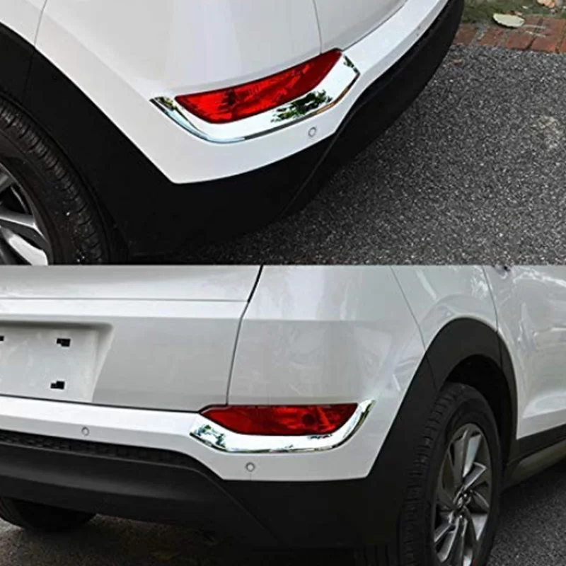 Хромированный отражатель заднего бампера для Hyundai Tucson 2016 2017 2018 противотуманный