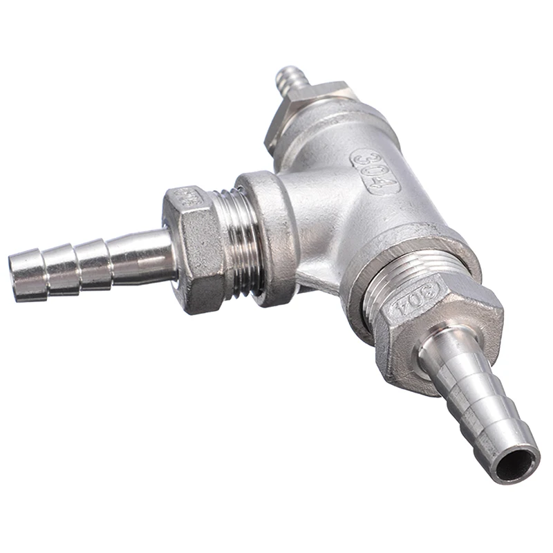 Mayitr 2 микрон камень для диффузии из нержавеющей стали кислородный с 1/4 &quotБарб