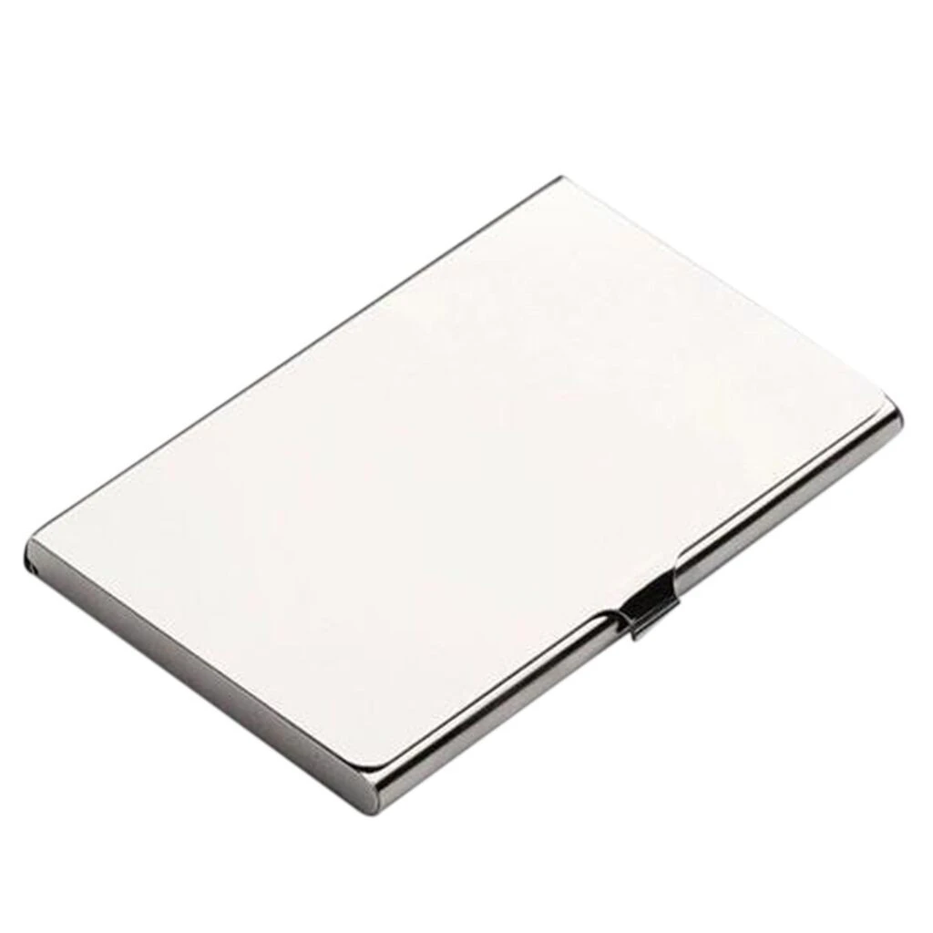 Модный кошелек для визиток мужской алюминиевый держатель металлическая коробка