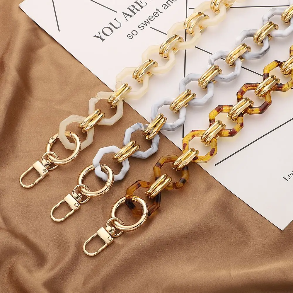 

Accessories Crossbody Bag Replaceable Acrylic Resin Handbag Bag Straps Purse Chain Shoulder Bag Accessories Bag Chain