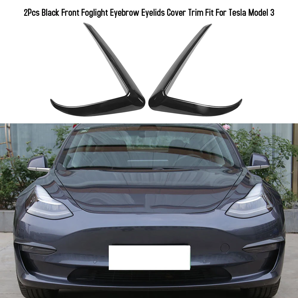 2 шт. передние противотуманные фары для автомобиля Tesla Model 3|Наклейки на