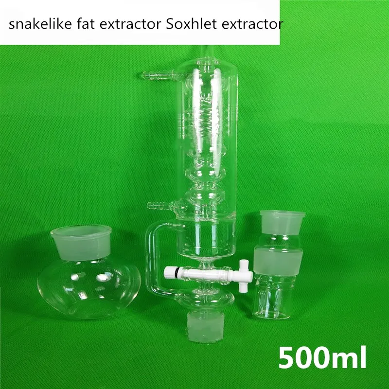 

New modified special fat extractor 250ml/500ml snakelike fat extractor Soxhlet extractor
