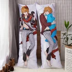 2D Genshin Impact Dakimakura, Красивая Подушка в клетку, обнимающая подушка для тела, подушка для подушки Otaku Pilow 150X50