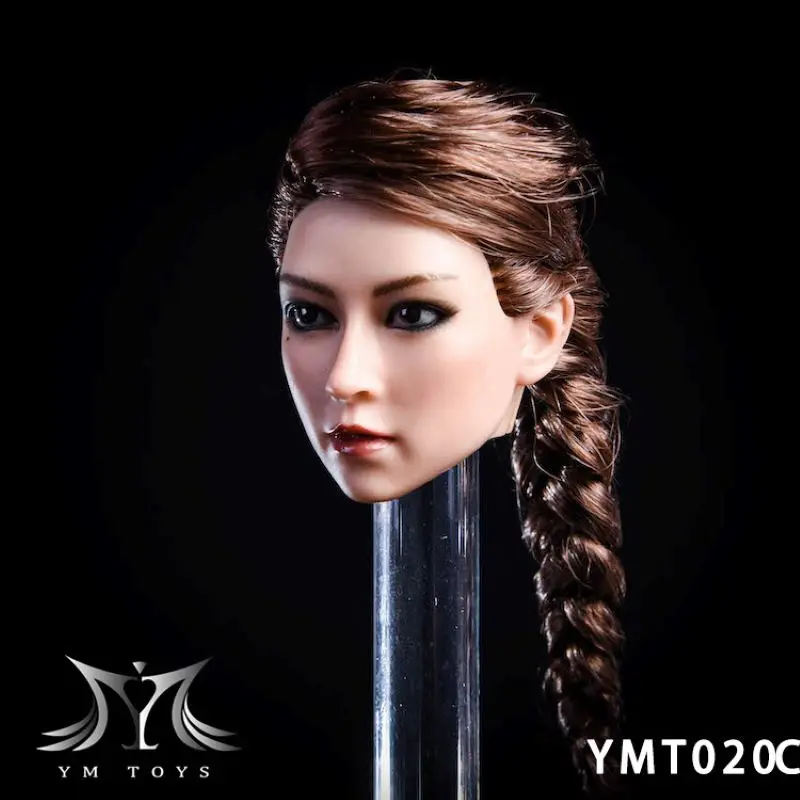 YMTOYS 1/6 YMT020 A/B/C Женская азиатская голова YA резьба подходит для 12 &quotфигурки тела