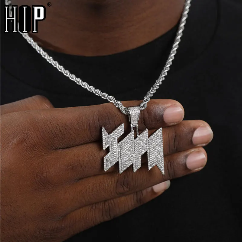 Хип хоп ледяной из AAA Bling микро проложенный фианит JEFE подвески и ожерелья для
