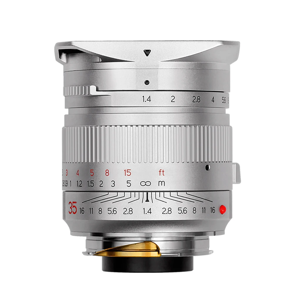 Крепление объектива TTArtisans M 35 мм F1.4 ASPH Full Fame для камеры Leica M240 M2 M3 M6 M7 M8 M9 M9p M10 M262 |