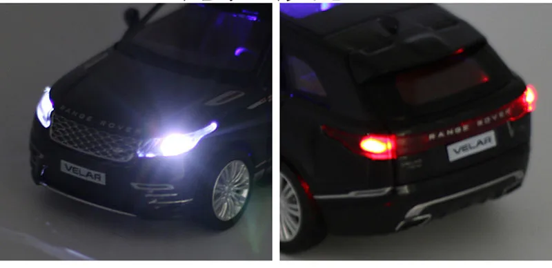 1/32 велар сплав внедорожная модель SUV Моделирование игрушечных автомобилей оттяните назад коллекция света музыкальный автомобиль игрушечная машинка для детей