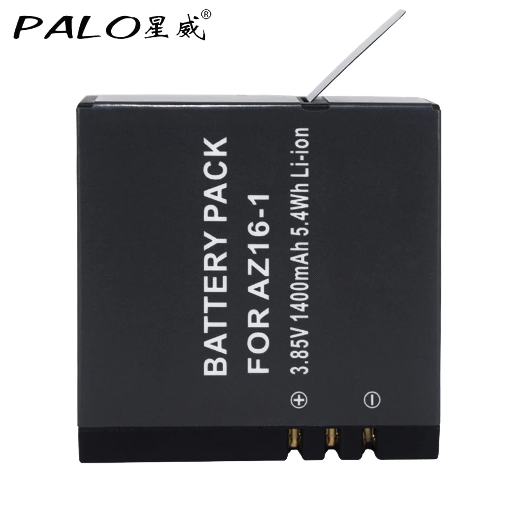 Горячая Распродажа 1 шт. Оригинальная батарея PALO YI 4K для экшн-камеры Xiaoyi 2 1400 мАч 3 85