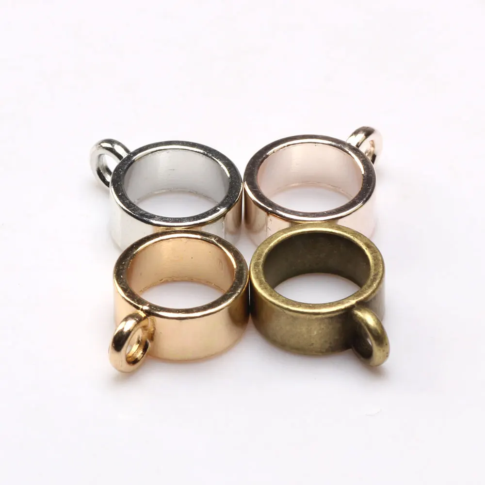 

Pendant Clip Clasp for Jewelry Making Connector DIY Leather Rope Cord Bracelet Finding 1-10 MM KC gold/rose gold/bronze/Rhodium