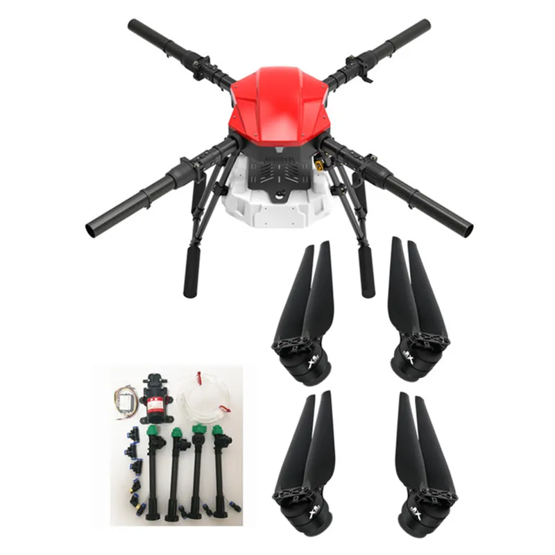 

EFT E410P 10KG Agriculture Spraying Drone Flight Platform 4 Axis Waterproof Folding Air frame 10L Water Tank 12S Sprinkle Kit X8