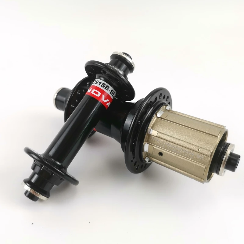 Передние 100 мм задние 130 черные/красные Shiman/campy 9/10/11s 20/24H|novatec a291sb|hub frontlight hub |