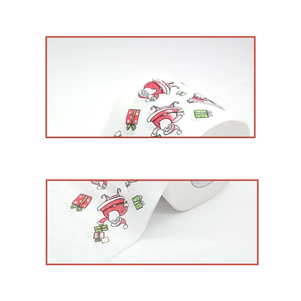 Рождественское бумажное полотенце бумажная бумага с рисунком интересная