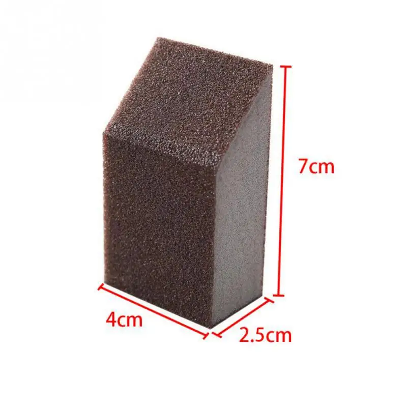 

1Pcs Kitchen Tools Brown Emery Sponge Dishwashing Brush Eraser Kitchen Pot Except Rust Cleaning Kitchen Accessory Items