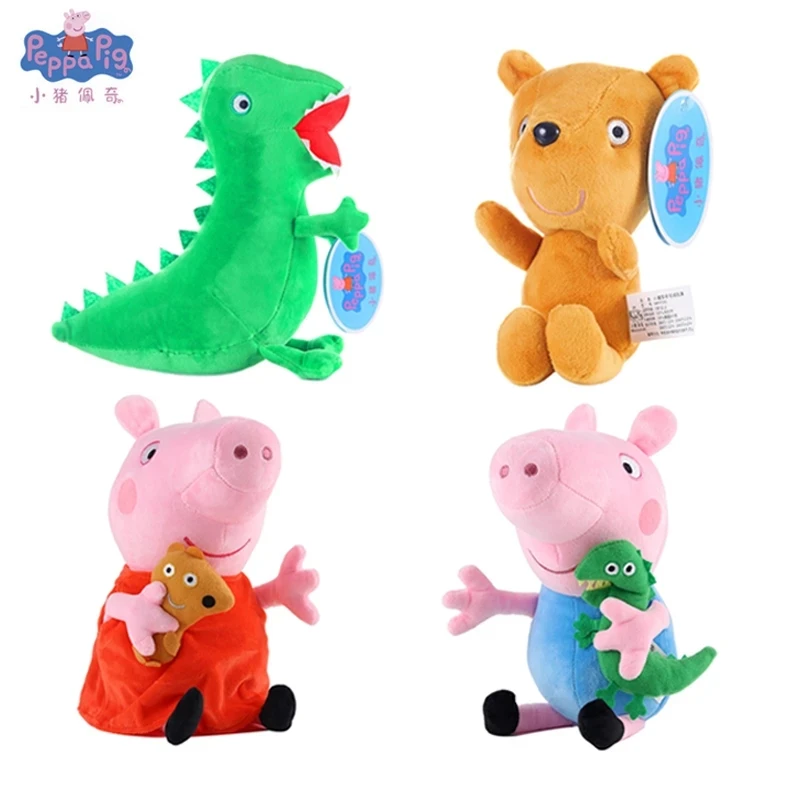 Свинка Пеппа аниме плюшевая мягкая удобная игрушка экологически безопасная