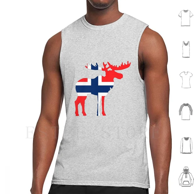 бренд с флагом норвегии