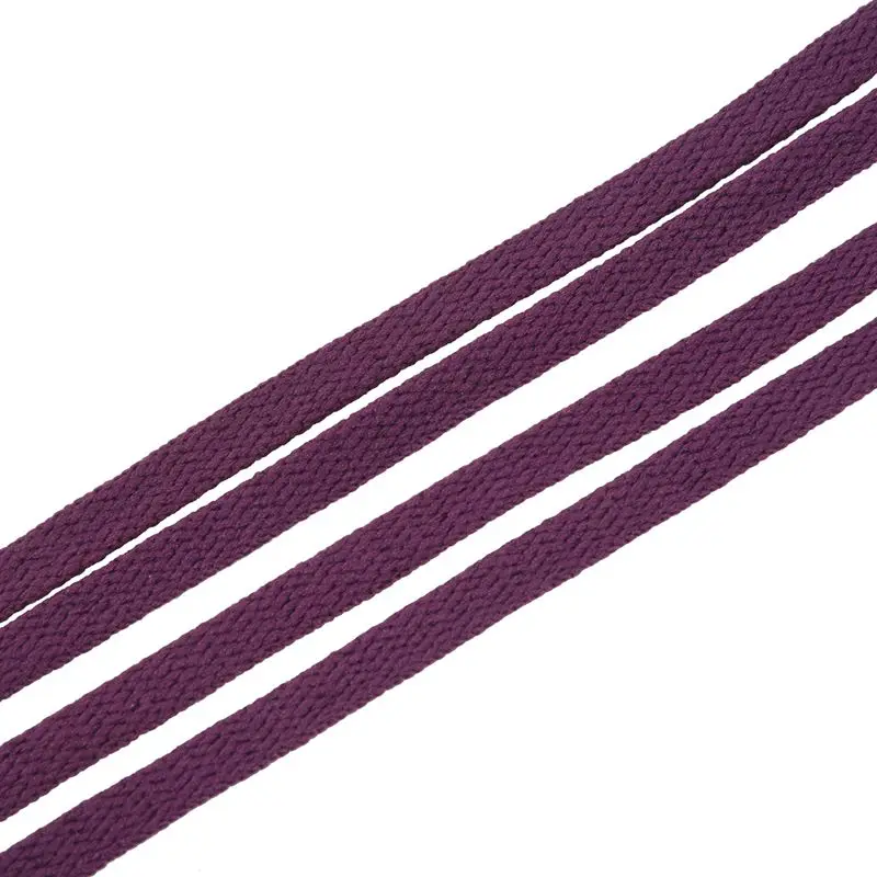 

Sports Shoes String Flat Shoelaces Purple 2 Pairs for Women Men