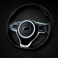 abs car steering wheel circle trim cover sticker interior mouldings for kia sportage 4 ql 2016 2017 2018 2019 2020 accessories