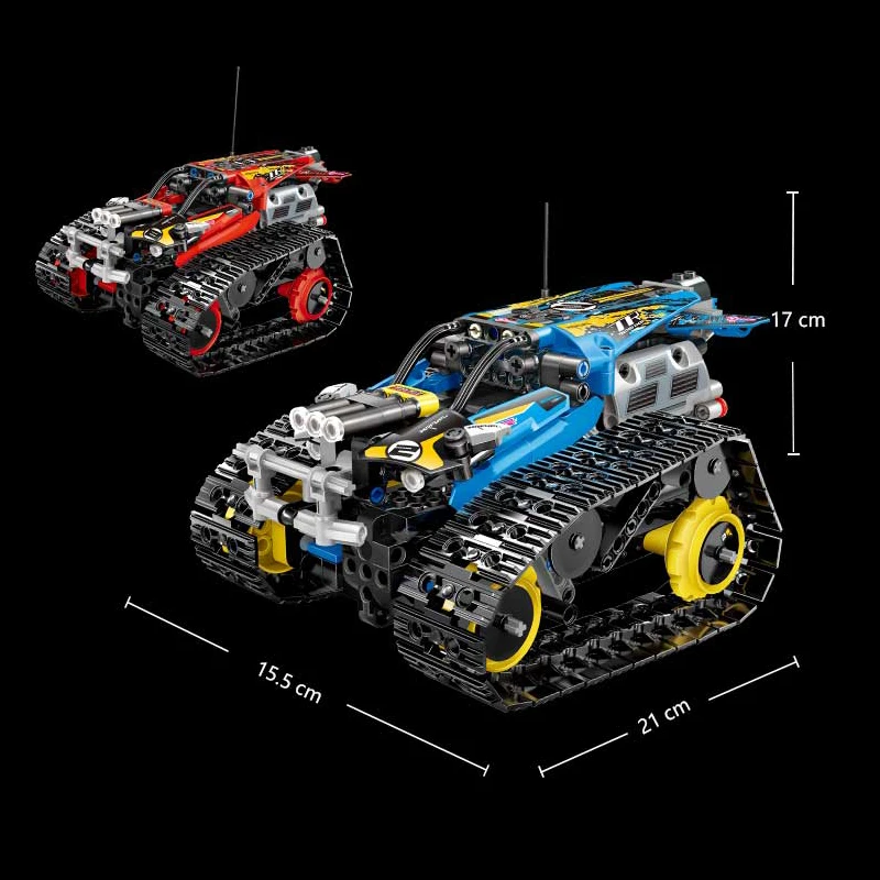 2 4 gassembing строительные блоки приложение Rc автомобиль гусеничный трюк сборка
