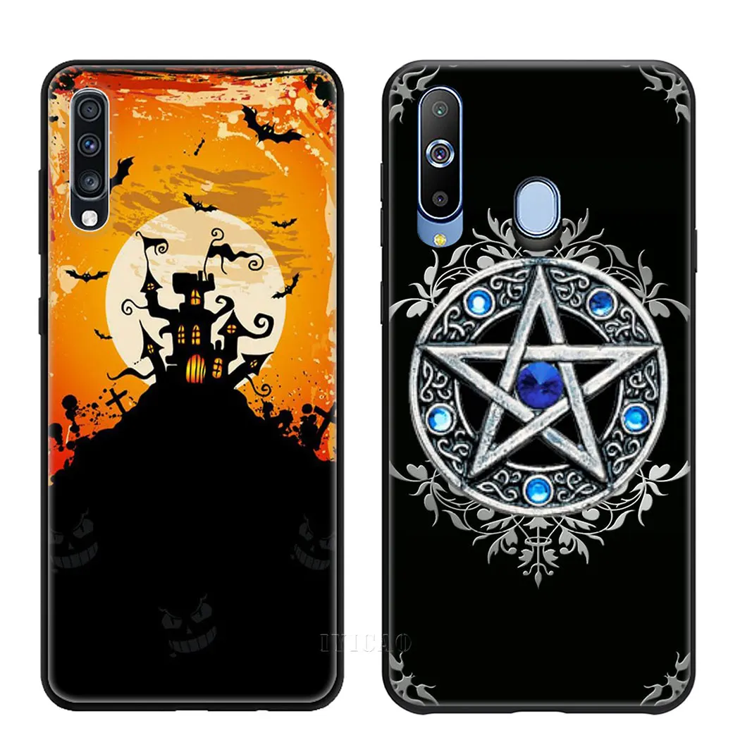 IYICAO Halloween Magic witch Soft Silicone Case for Samsung J6 A9 A8 A7 A6 Plus 2018 A5 A3 2016 2017 Phone |