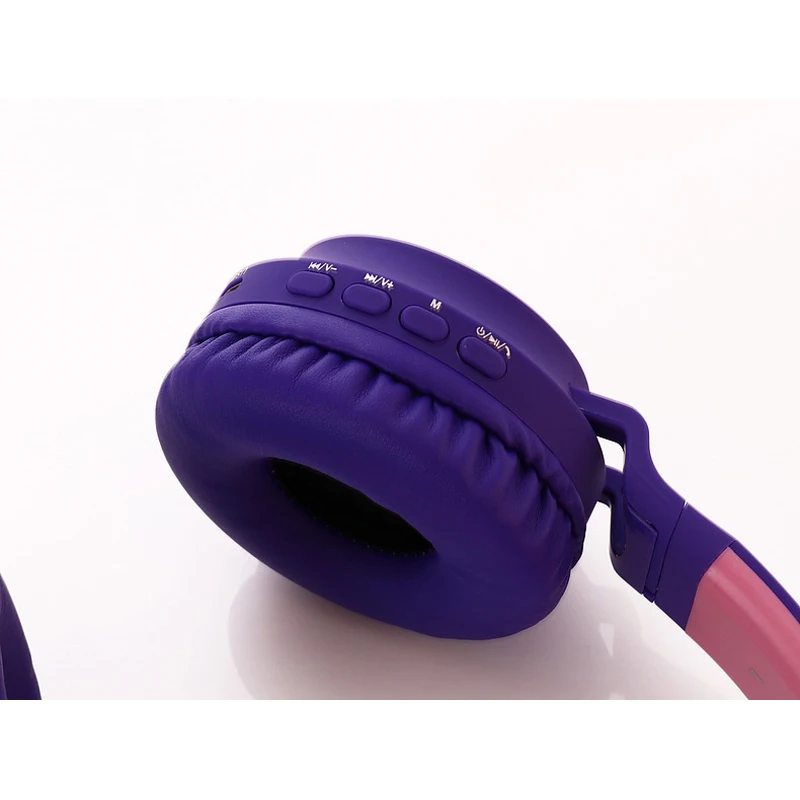 E T кошачьи наушники беспроводные Bluetooth наушники светодиодный кошачий наушник гарнитура для iPad Телефон Bluetooth кошачьи наушники музыкальные наушники