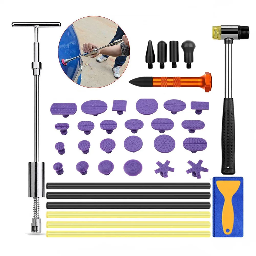 Инструменты для ремонта автомобиля набор вмятин без покраски удары кузова