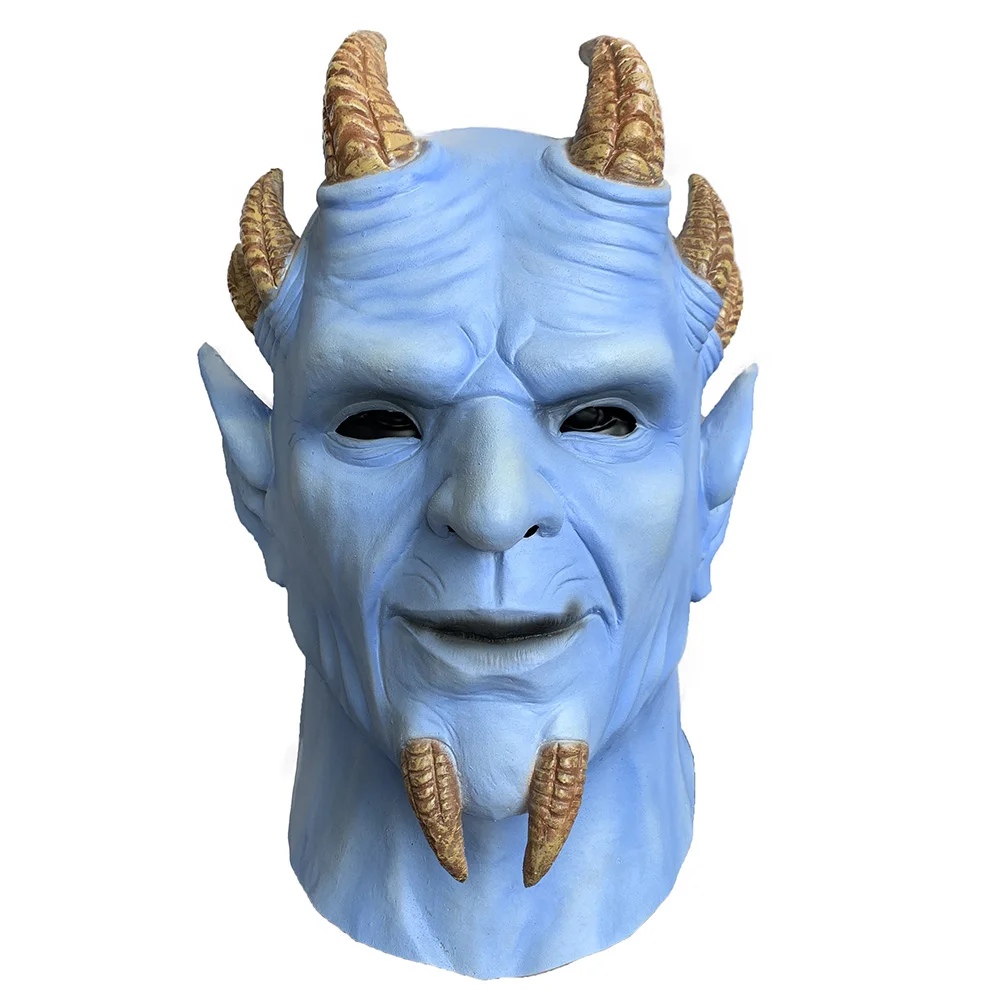 Грех гордости шестиугольник Демон маска дьявола Латекс косплей реквизит маски