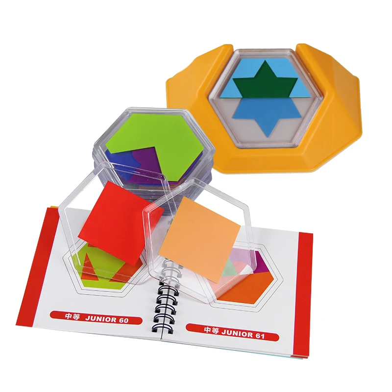 Spot Tangram 100 Challenge цветной код головоломка игра головоломка игрушка дети развивают логику игры пространственные навыки мышления игрушка