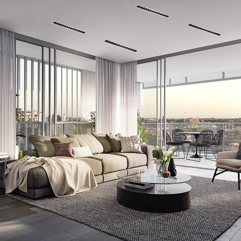 LukLoy встраиваемый решетчатый Точечный светильник s для дома гостиной потолочное