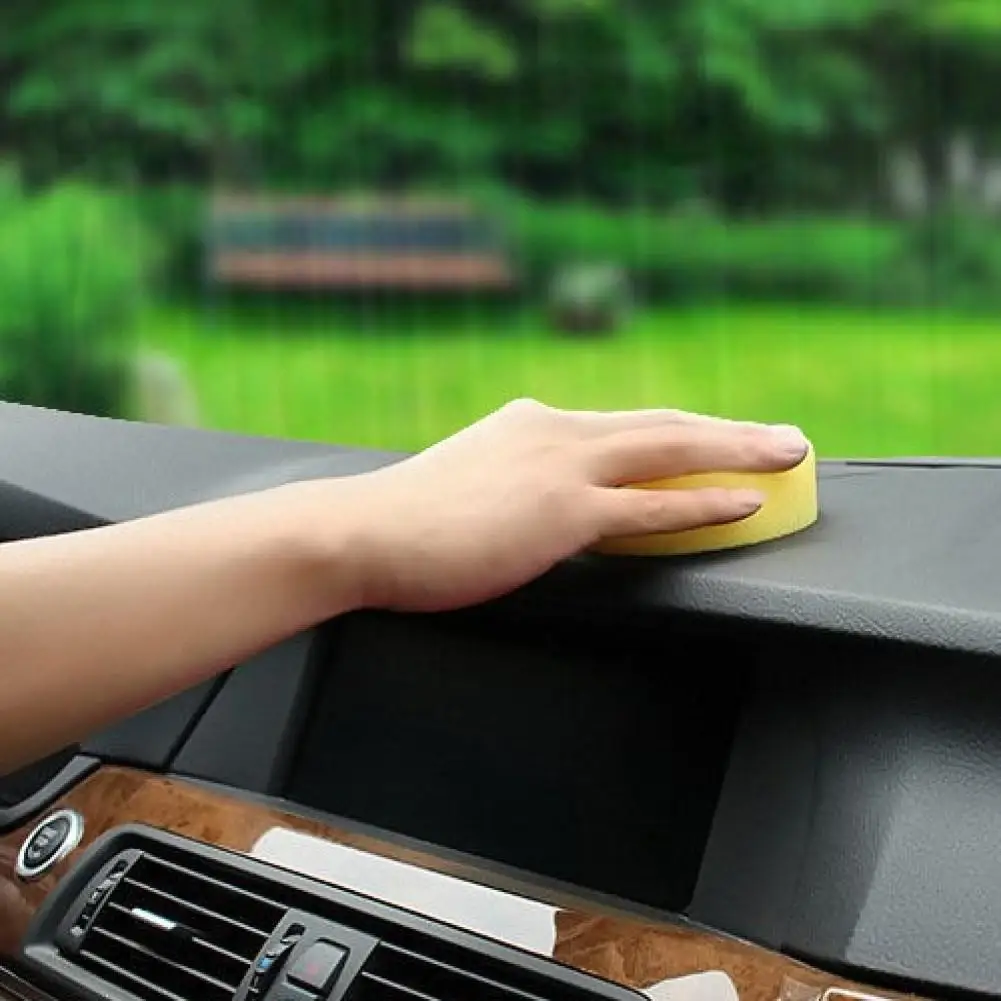 10*3 см Универсальный автомобильный воск очиститель губок круглый польский пенные