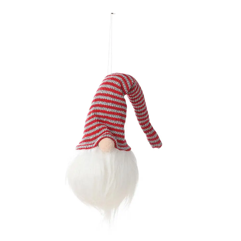 Hot Christmas Tree Hanging Ornaments Cloth Santa Claus Snowman Xmas Tree Toy Doll Hang Decoration Christmas Decorations for Home - Цвет: N