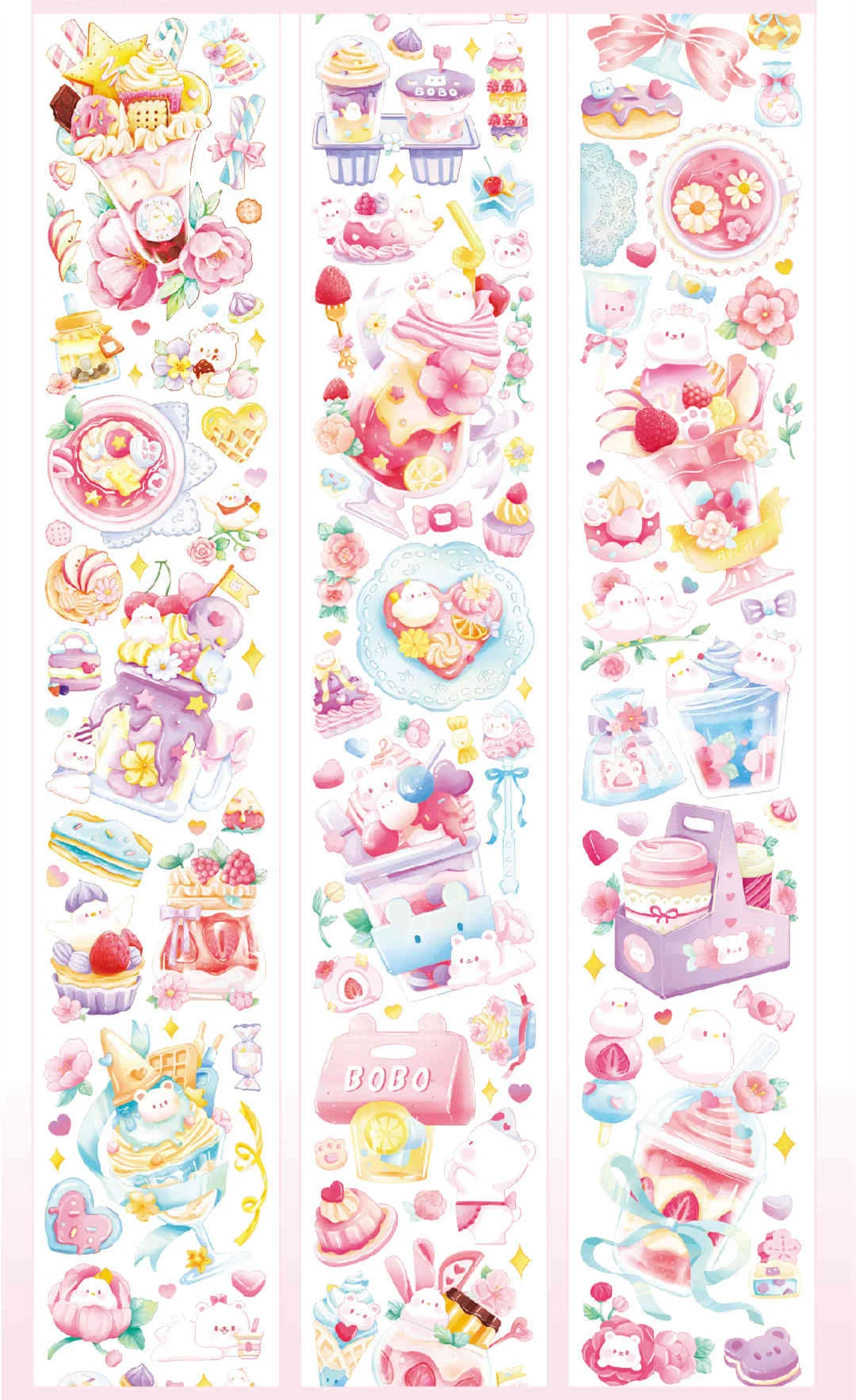 

1 loop Beverage Dessert PET Tape 100cm