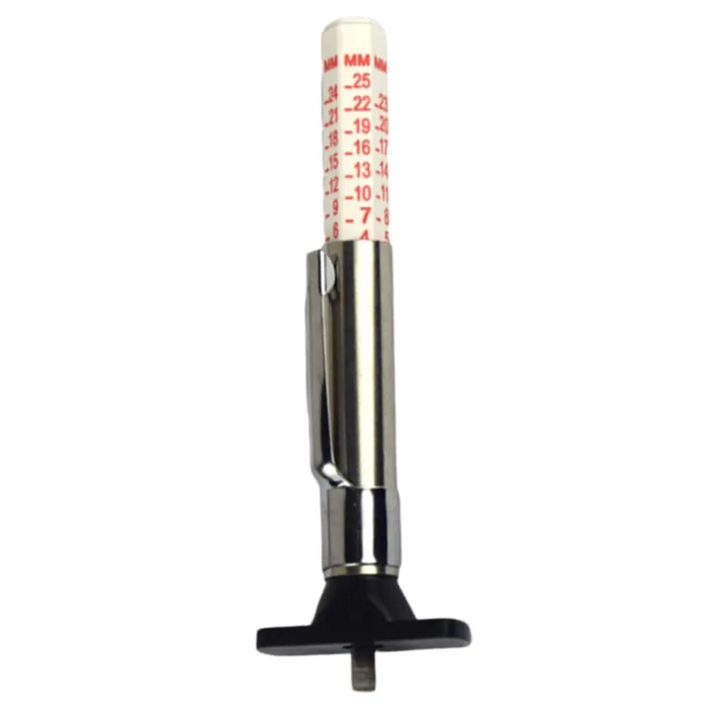 

Tire Pattern Depth Pen Color Coded Universal Tire Tread Depth Measurement Tool Cylindrical Gauge Measuring Tool 0-25mm