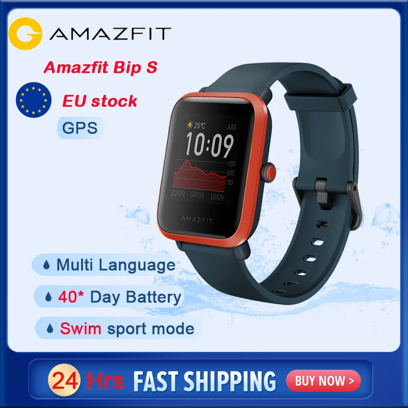 Умные часы Amazfit Bip S, умные часы с GPS, ГЛОНАСС, Android, iOS,  Bluetooth, для мужчин и женщин, 2020 | Электроника | АлиЭкспресс