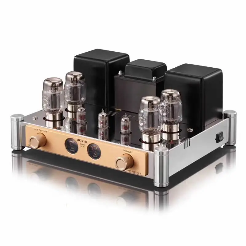 

Усилитель лампы Boyuu MT-88 KT88 push-pull, частотная характеристика 25 гц-45 кГц, чувствительность на входе 800 мВ