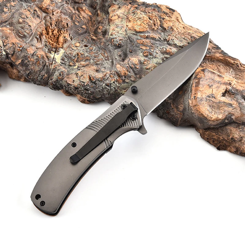 Складной нож со стальной головкой и деревянной ручкой 20 см|Ножи| |