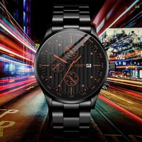 mens fashion simple design waterproof stainless steel mesh small dial men watches top brand luxury quartz relogio masculino