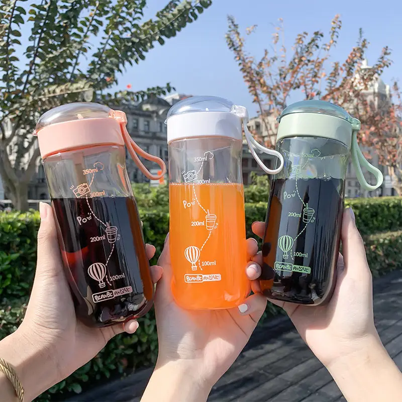 

Sports water cup plastic portable handy cup female anti falling high temperature resistant pregnant woman straw cup non toxic