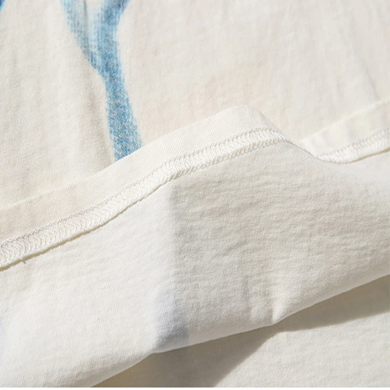 

ELKMU Streetwear Gradient Tie-dye T-shirt Men Summer Short Sleeve Tees Tops Cotton Fashion Harajuku Green Tshirt Male HE933