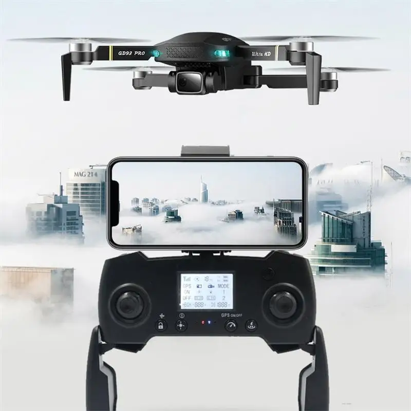 

NEW Professional HD Dual Cameras Flow Optical Brushless Aerial Photographing Drone GPS ESC 4-axis Remote Control Aircraft Toys
