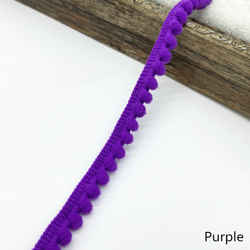 2 ярда помпон 11 мм лента с бахромой кружевная вязаная ткань аксессуары для