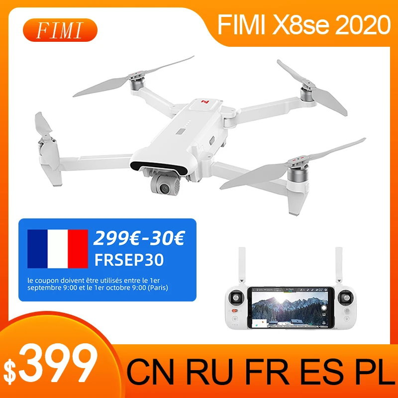 

Квадрокоптер FIMI X8se, 2020 дюйма, 3 оси, Wi-Fi, GPS, 8 км, 35 мин.