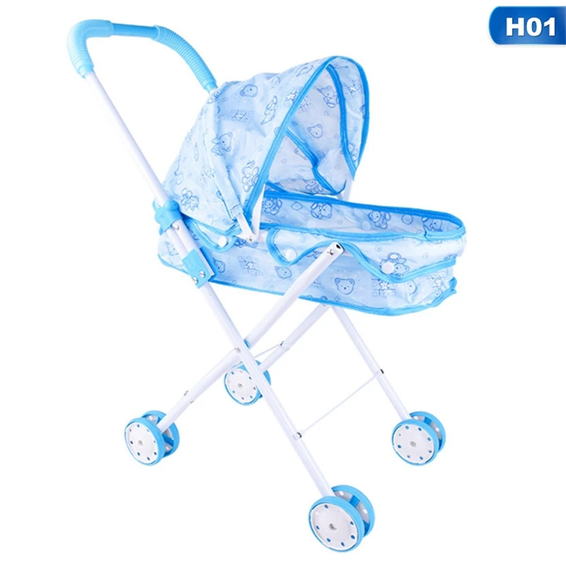Детская прогулочная коляска милая миниатюрная кукла детские игрушки для девочек