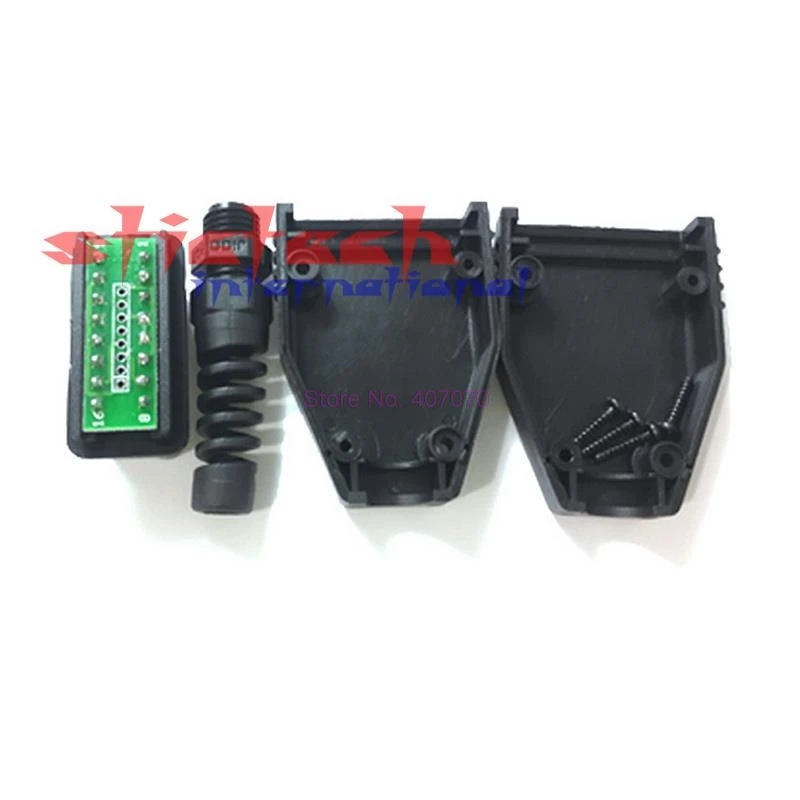 Dhl ИЛИ ems 100 комплектов адаптера OBD/OBDII соединительные клеммы OBD Plug корпус OBD2 с
