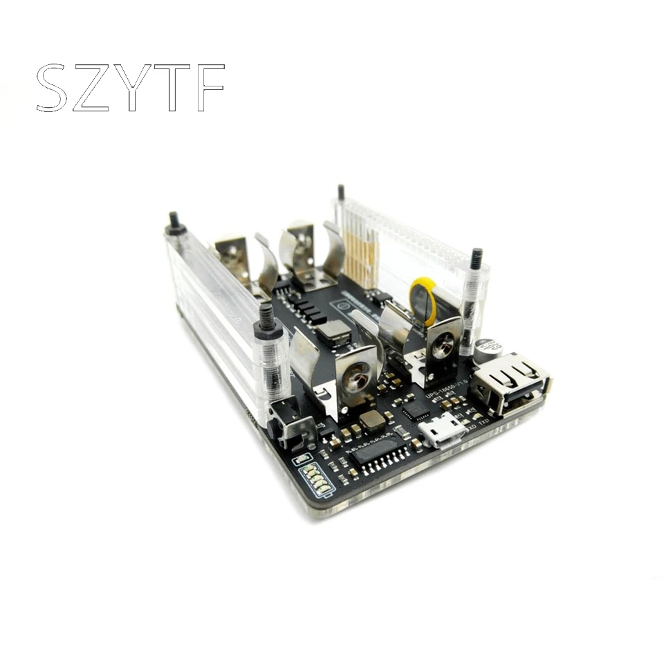 10pcs Raspberry pi 2 3 B + UPS power extension board with RTC measurement 5V output serial port function 3A+data cable | Электронные