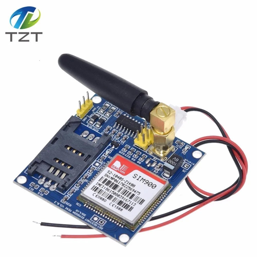 Модуль беспроводной передачи данных Sim900a Sim900 Mini V4.0 Gsm Gprs комплект с антенной C83 |