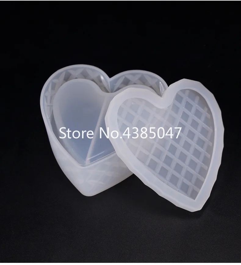 Подарочная коробка для ювелирных украшений в форме сердца хранения форма формы