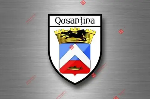 Интересная наклейка на автомобиль сувенирная герб щит Городское путешествие