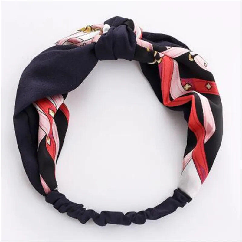 

Drop Shipping 3pcs/Set Women Headband Floral Print Elastic Hair Bands Headwear Hair Accessories